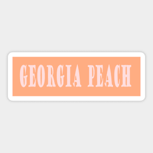 Georgia Peach Sticker